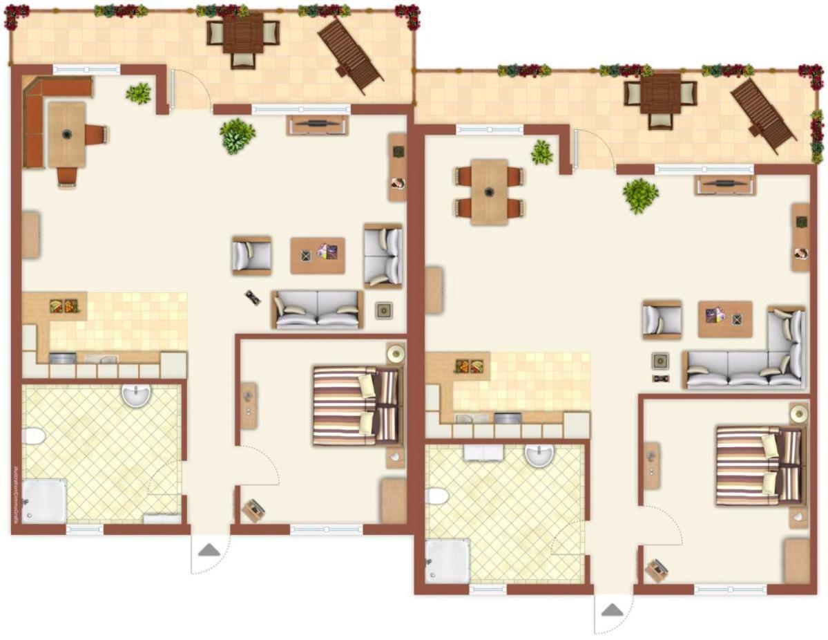 Ferienhaus Meersand Росток Екстериор снимка